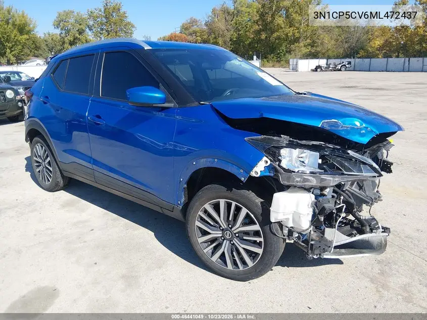 NISSAN KICKS 2021, VIN 3N1CP5CV6ML472437
