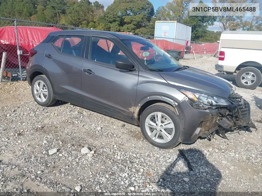 NISSAN KICKS 2021, VIN 3N1CP5BV8ML465488