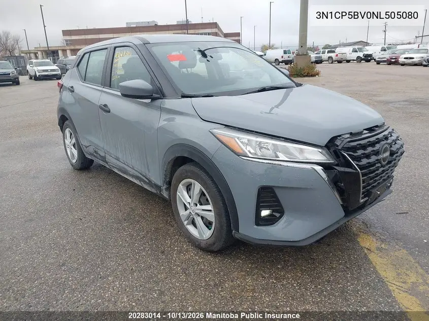 NISSAN KICKS 2022, VIN 3N1CP5BV0NL505080