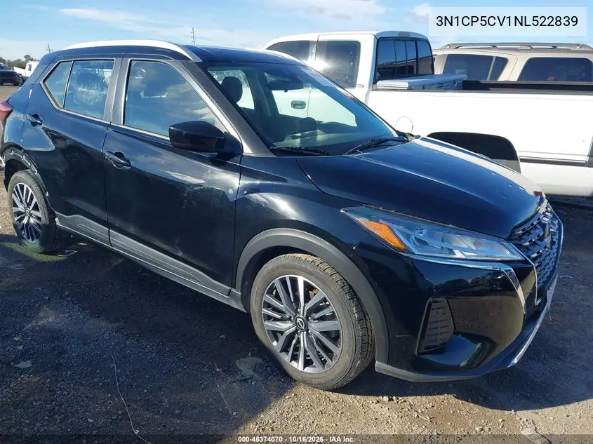 NISSAN KICKS 2022, VIN 3N1CP5CV1NL522839