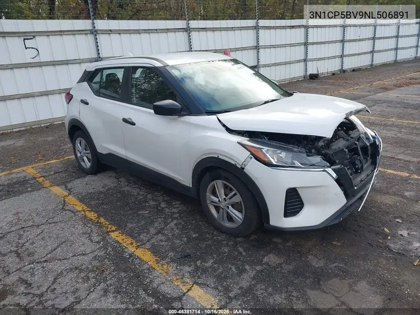 NISSAN KICKS 2022, VIN 3N1CP5BV9NL506891