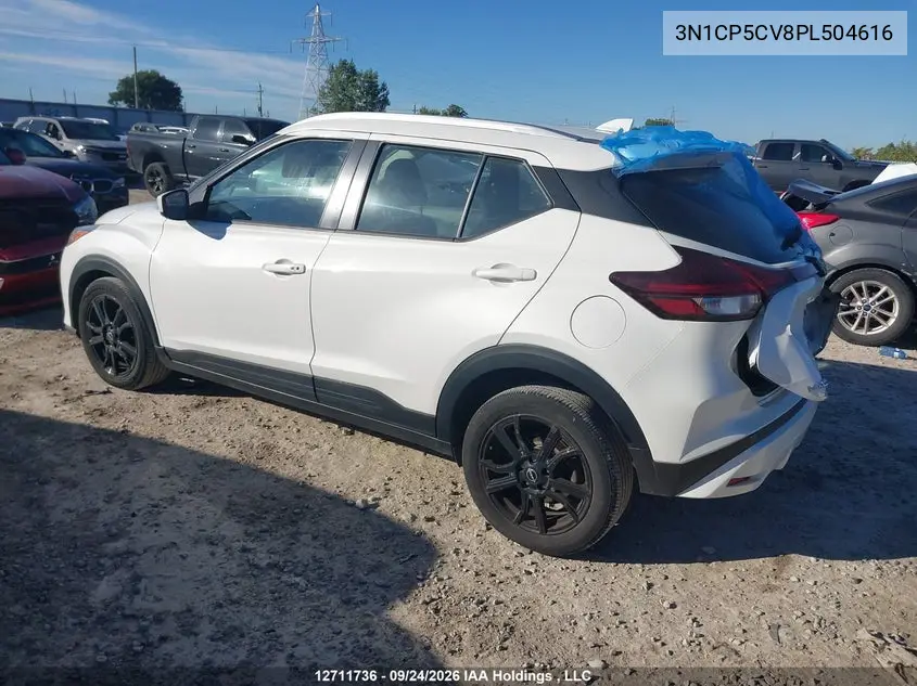 2023 NISSAN KICKS VIN 3N1CP5CV8PL504616 — фото 3