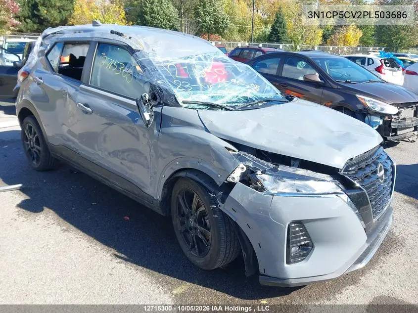 NISSAN KICKS 2023, VIN 3N1CP5CV2PL503686