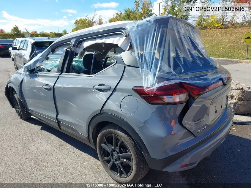 2023 NISSAN KICKS VIN 3N1CP5CV2PL503686 — фото 3
