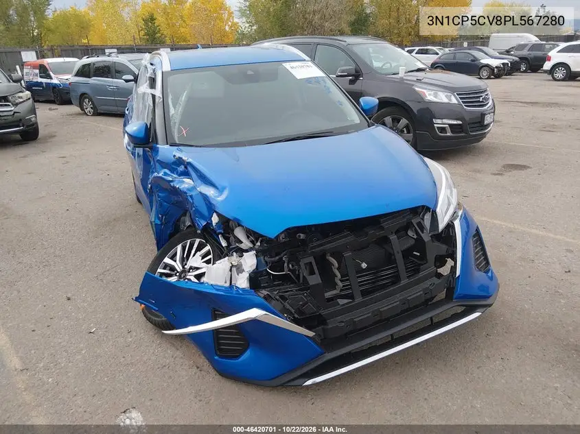 NISSAN KICKS 2023, VIN 3N1CP5CV8PL567280