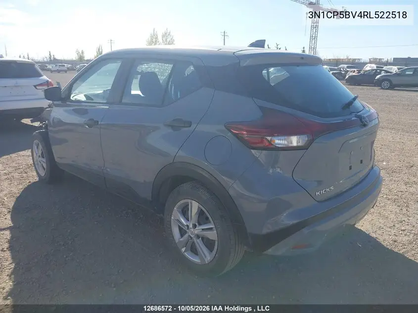 2024 NISSAN KICKS VIN 3N1CP5BV4RL522518 — фото 3