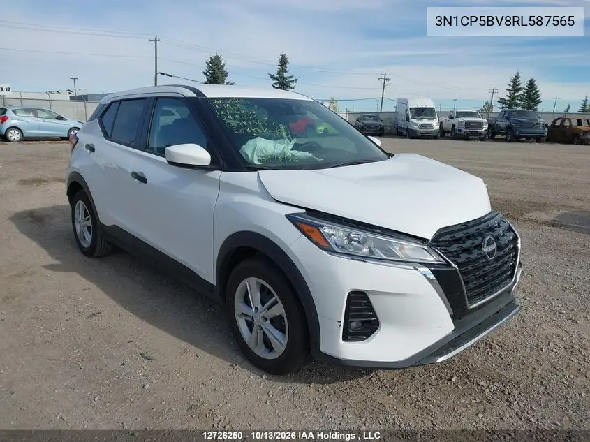 NISSAN KICKS 2024, VIN 3N1CP5BV8RL587565