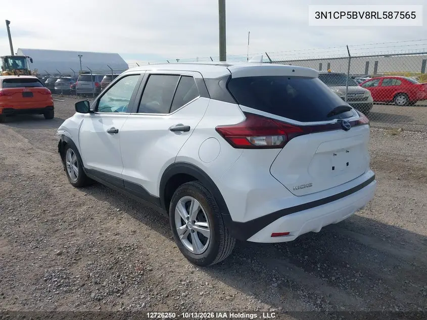 2024 NISSAN KICKS VIN 3N1CP5BV8RL587565 — фото 3