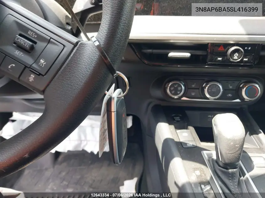 2025 NISSAN KICKS VIN 3N8AP6BA5SL416399 — фото 11