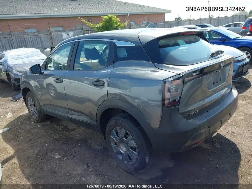 2025 NISSAN KICKS VIN 3N8AP6BB9SL342462 — фото 3