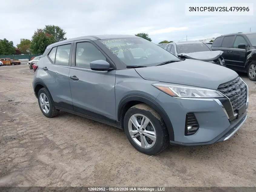 NISSAN KICKS 2025, VIN 3N1CP5BV2SL479996