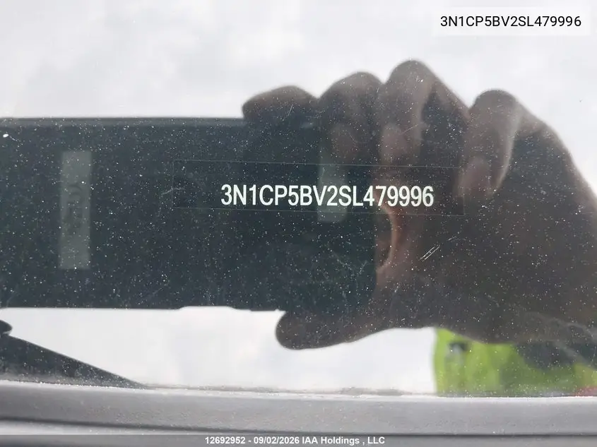 2025 NISSAN KICKS VIN 3N1CP5BV2SL479996 — фото 18