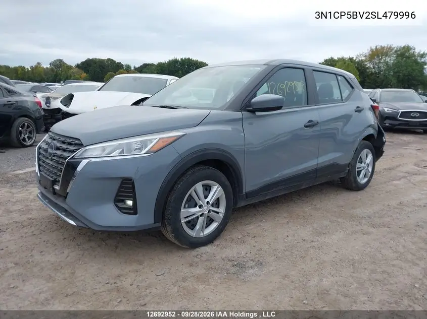 2025 NISSAN KICKS VIN 3N1CP5BV2SL479996 — фото 2