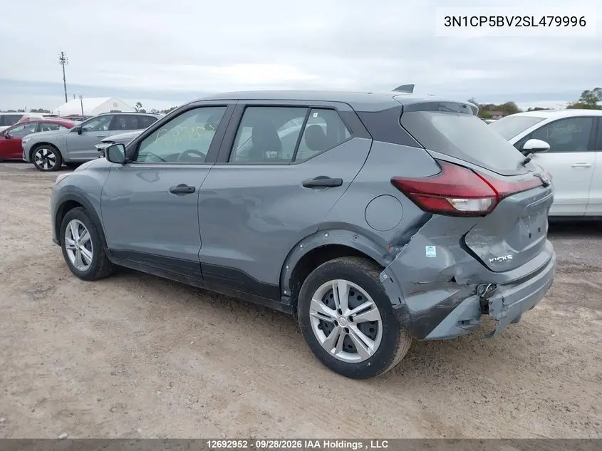 2025 NISSAN KICKS VIN 3N1CP5BV2SL479996 — фото 3