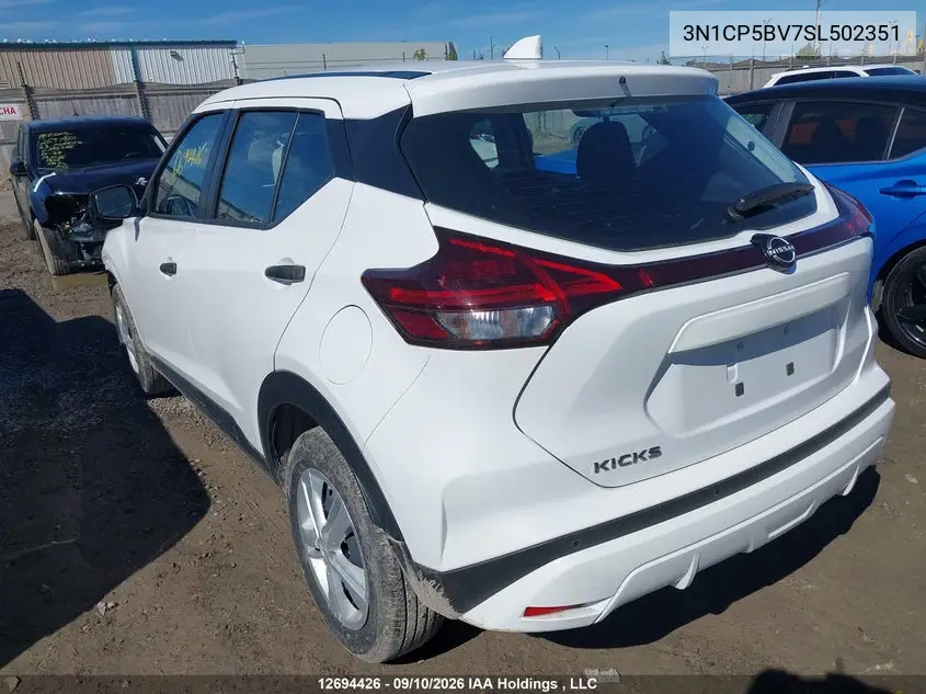 2025 NISSAN KICKS VIN 3N1CP5BV7SL502351 — фото 3