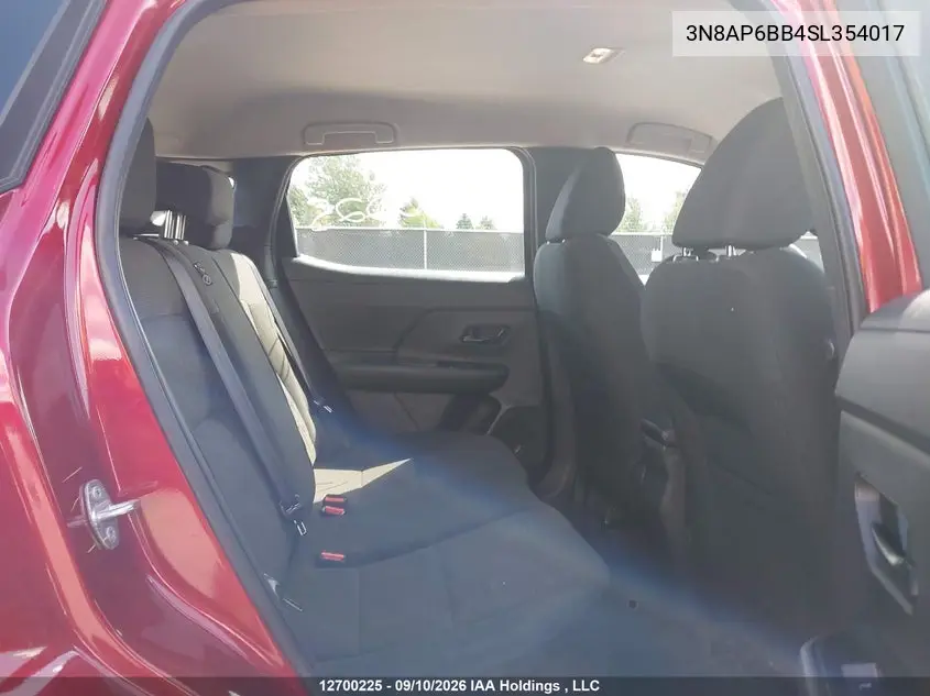 2025 NISSAN KICKS VIN 3N8AP6BB4SL354017 — фото 8