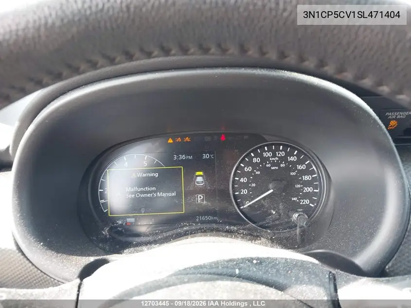 2025 NISSAN KICKS VIN 3N1CP5CV1SL471404 — фото 7