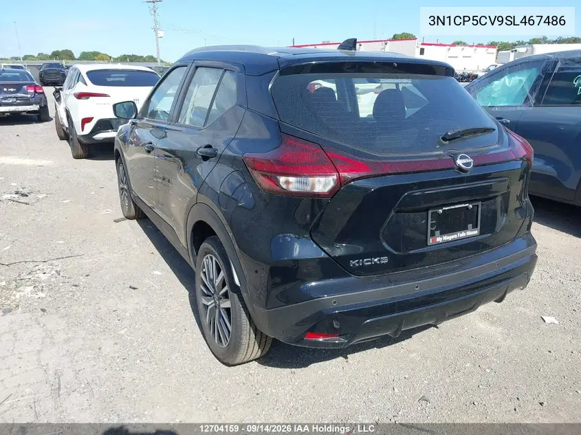 2025 NISSAN KICKS VIN 3N1CP5CV9SL467486 — фото 3