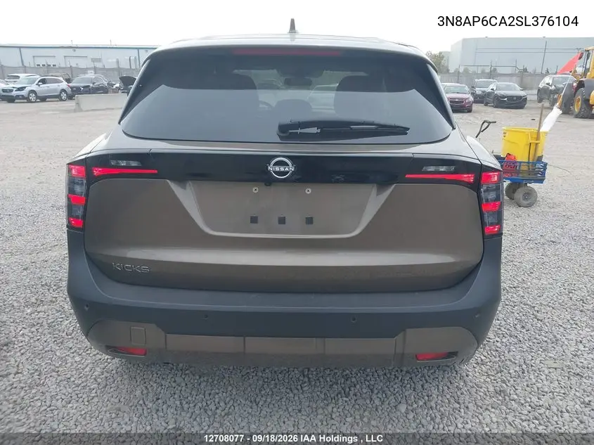 2025 NISSAN KICKS VIN 3N8AP6CA2SL376104 — фото 16