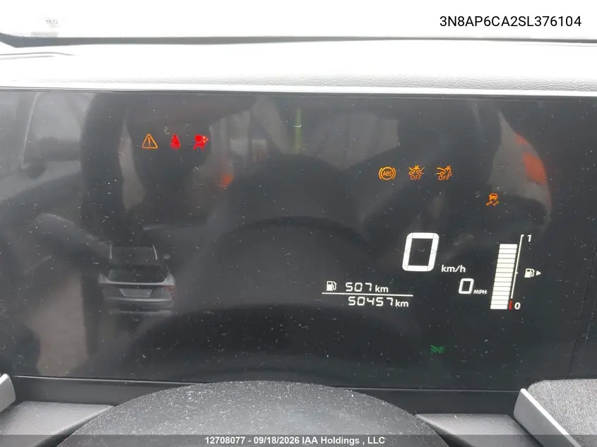 2025 NISSAN KICKS VIN 3N8AP6CA2SL376104 — фото 7