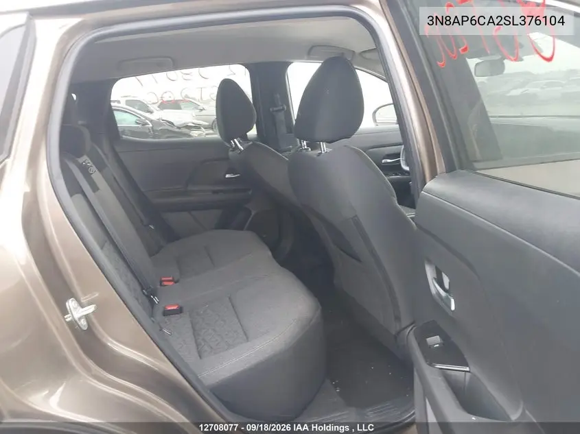 2025 NISSAN KICKS VIN 3N8AP6CA2SL376104 — фото 8