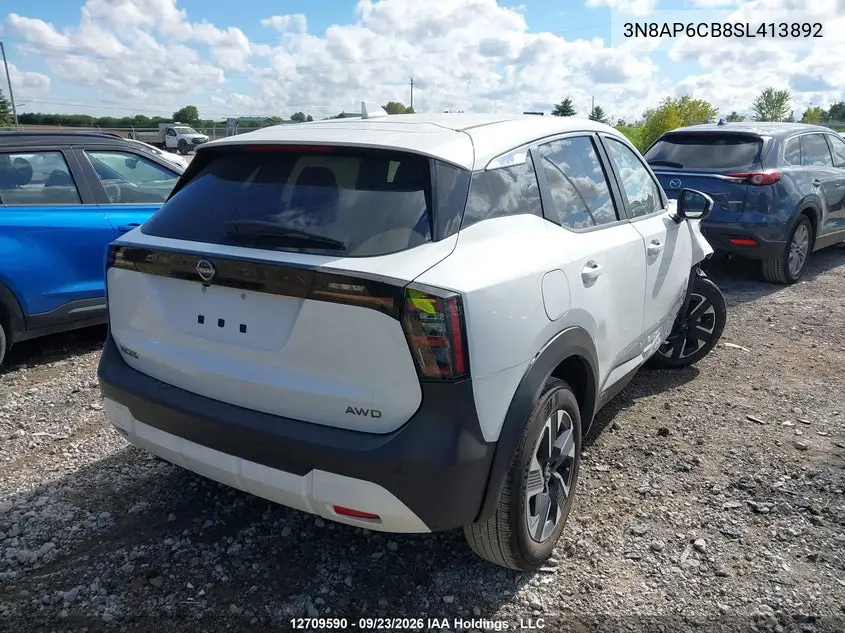 2025 NISSAN KICKS VIN 3N8AP6CB8SL413892 — фото 4