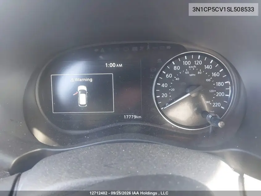 2025 NISSAN KICKS VIN 3N1CP5CV1SL508533 — фото 7