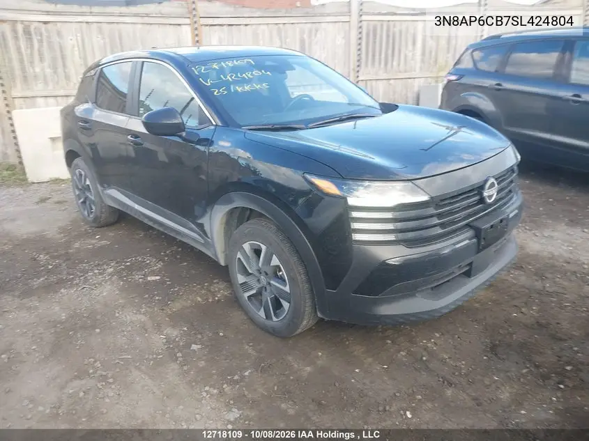 NISSAN KICKS 2025, VIN 3N8AP6CB7SL424804
