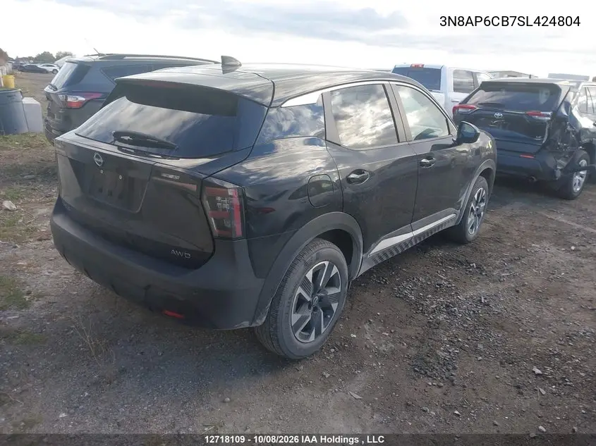 2025 NISSAN KICKS VIN 3N8AP6CB7SL424804 — фото 4