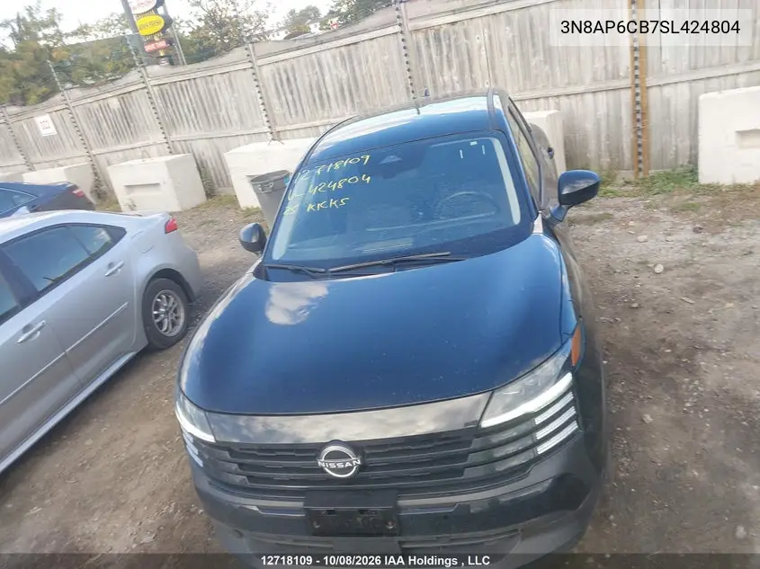 2025 NISSAN KICKS VIN 3N8AP6CB7SL424804 — фото 6