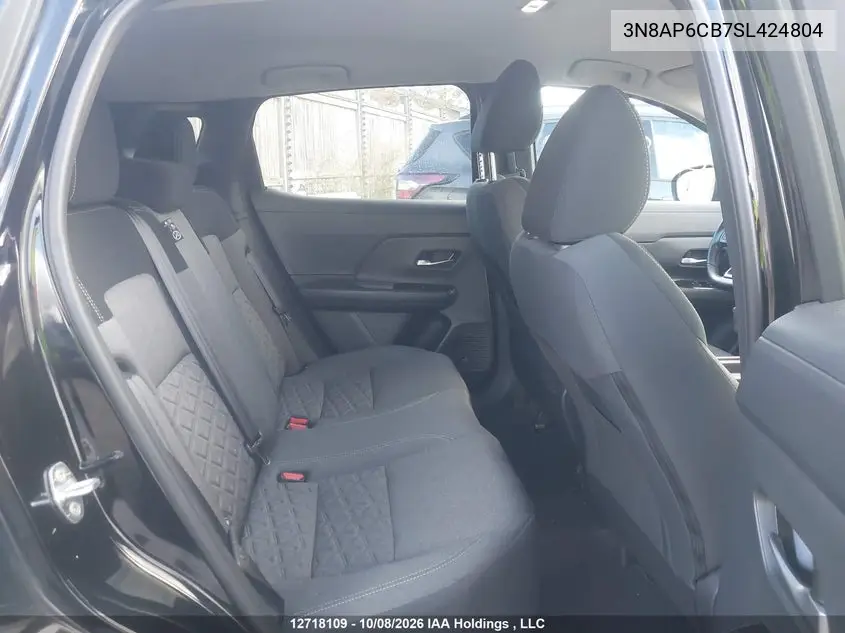 2025 NISSAN KICKS VIN 3N8AP6CB7SL424804 — фото 8