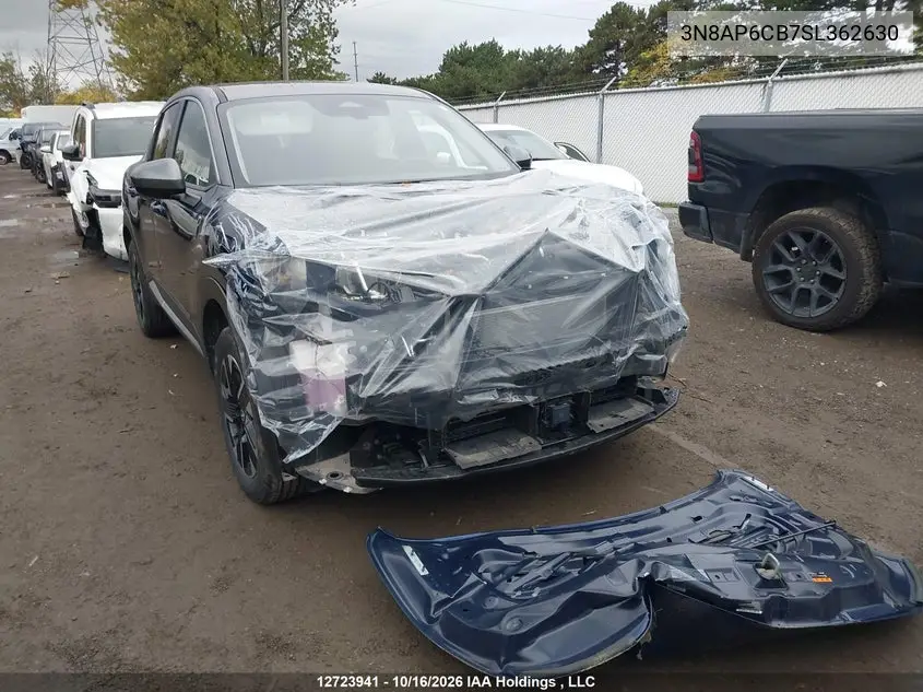 NISSAN KICKS 2025, VIN 3N8AP6CB7SL362630
