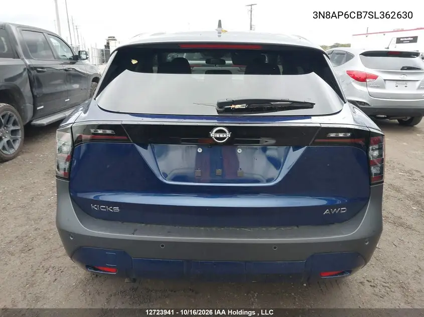 2025 NISSAN KICKS VIN 3N8AP6CB7SL362630 — фото 17