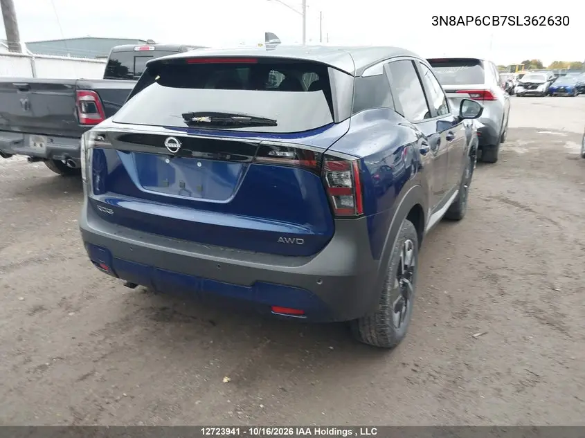 2025 NISSAN KICKS VIN 3N8AP6CB7SL362630 — фото 4