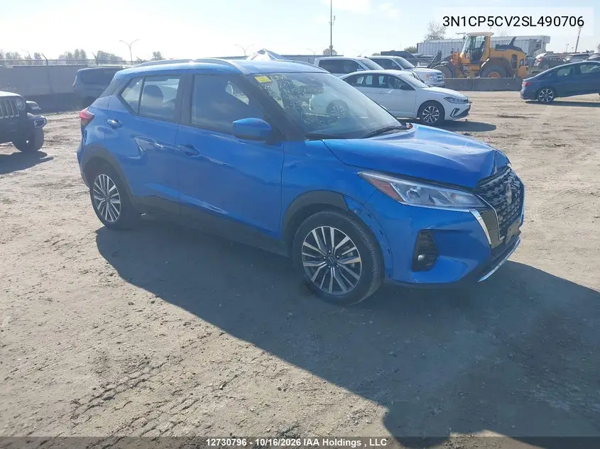 NISSAN KICKS 2025, VIN 3N1CP5CV2SL490706