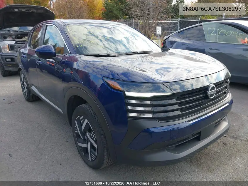 NISSAN KICKS 2025, VIN 3N8AP6CA7SL308297