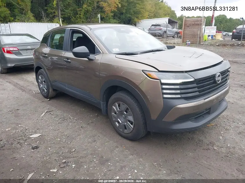 NISSAN KICKS 2025, VIN 3N8AP6BB5SL331281