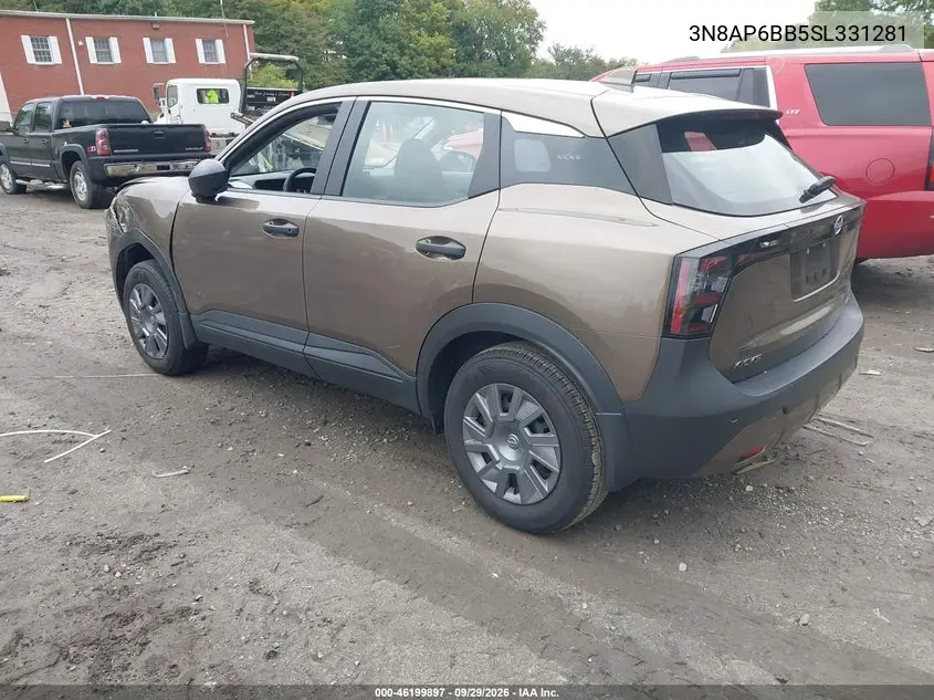 2025 NISSAN KICKS VIN 3N8AP6BB5SL331281 — фото 3