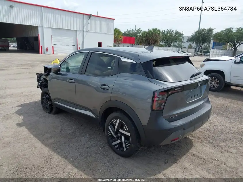 2025 NISSAN KICKS VIN 3N8AP6CA1SL364784 — фото 3