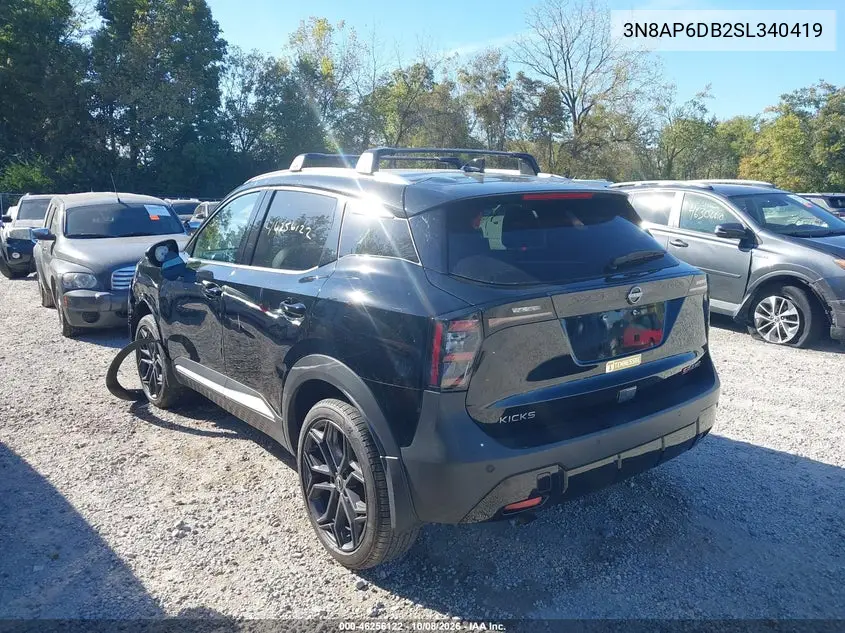 2025 NISSAN KICKS VIN 3N8AP6DB2SL340419 — фото 3