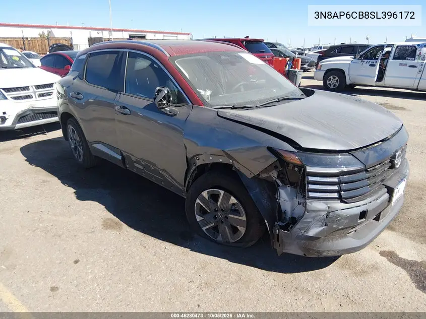 NISSAN KICKS 2025, VIN 3N8AP6CB8SL396172