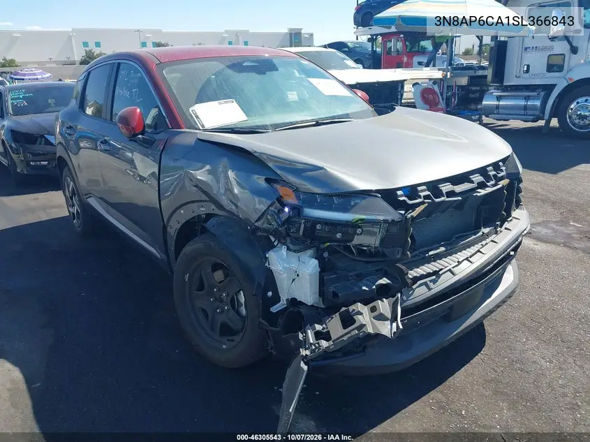 NISSAN KICKS 2025, VIN 3N8AP6CA1SL366843
