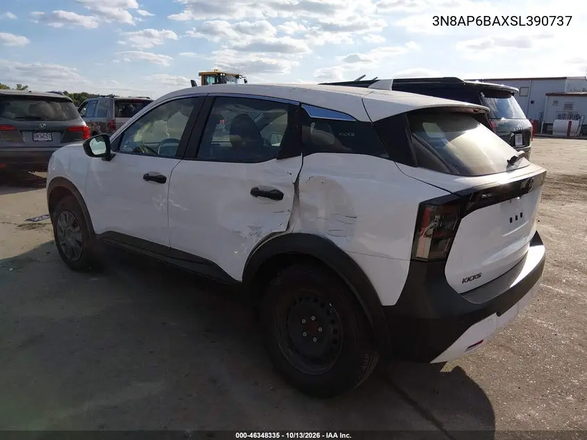 2025 NISSAN KICKS VIN 3N8AP6BAXSL390737 — фото 3