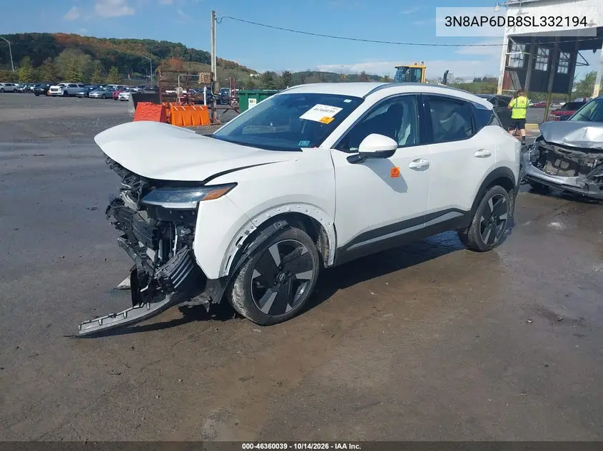 2025 NISSAN KICKS VIN 3N8AP6DB8SL332194 — фото 2