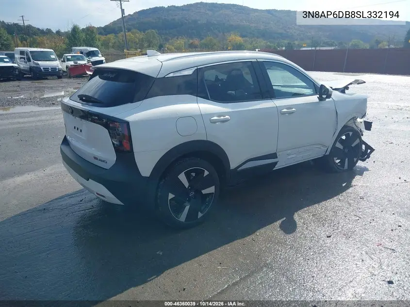 2025 NISSAN KICKS VIN 3N8AP6DB8SL332194 — фото 4