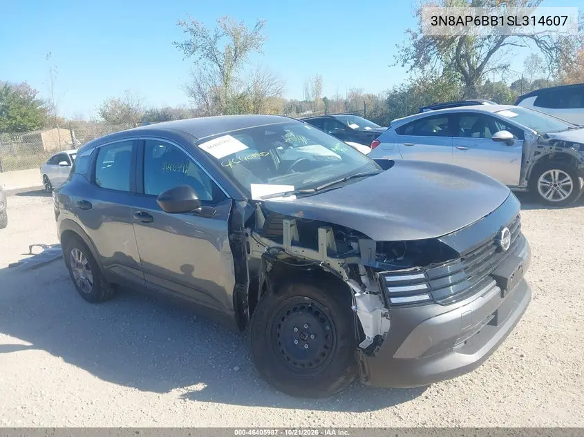 NISSAN KICKS 2025, VIN 3N8AP6BB1SL314607