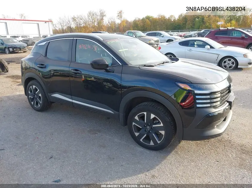 NISSAN KICKS 2025, VIN 3N8AP6CB9SL438204