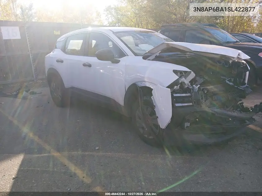 NISSAN KICKS 2025, VIN 3N8AP6BA1SL422877