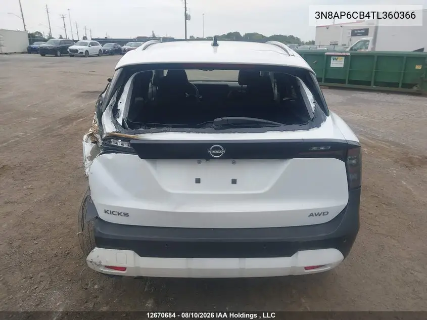 2026 NISSAN KICKS VIN 3N8AP6CB4TL360366 — фото 15