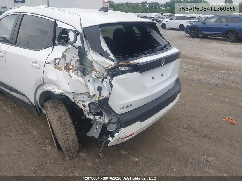 2026 NISSAN KICKS VIN 3N8AP6CB4TL360366 — фото 6